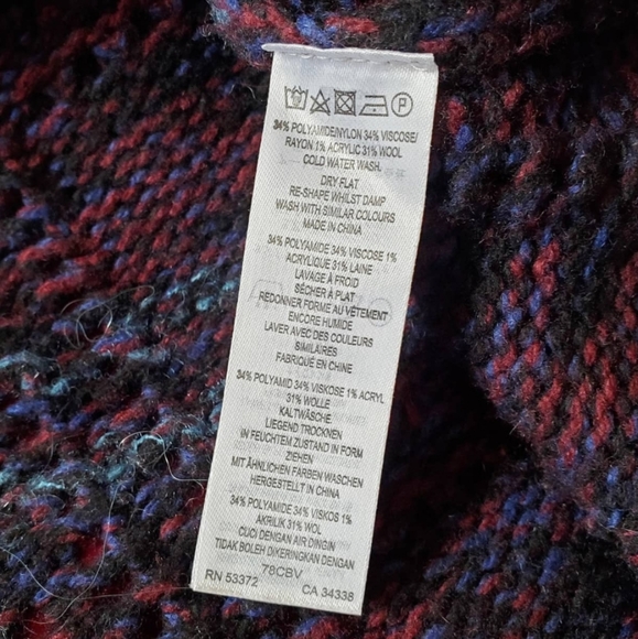 French Connection Cozy Wool Knit Purple Jumper - Picture 5 of 5